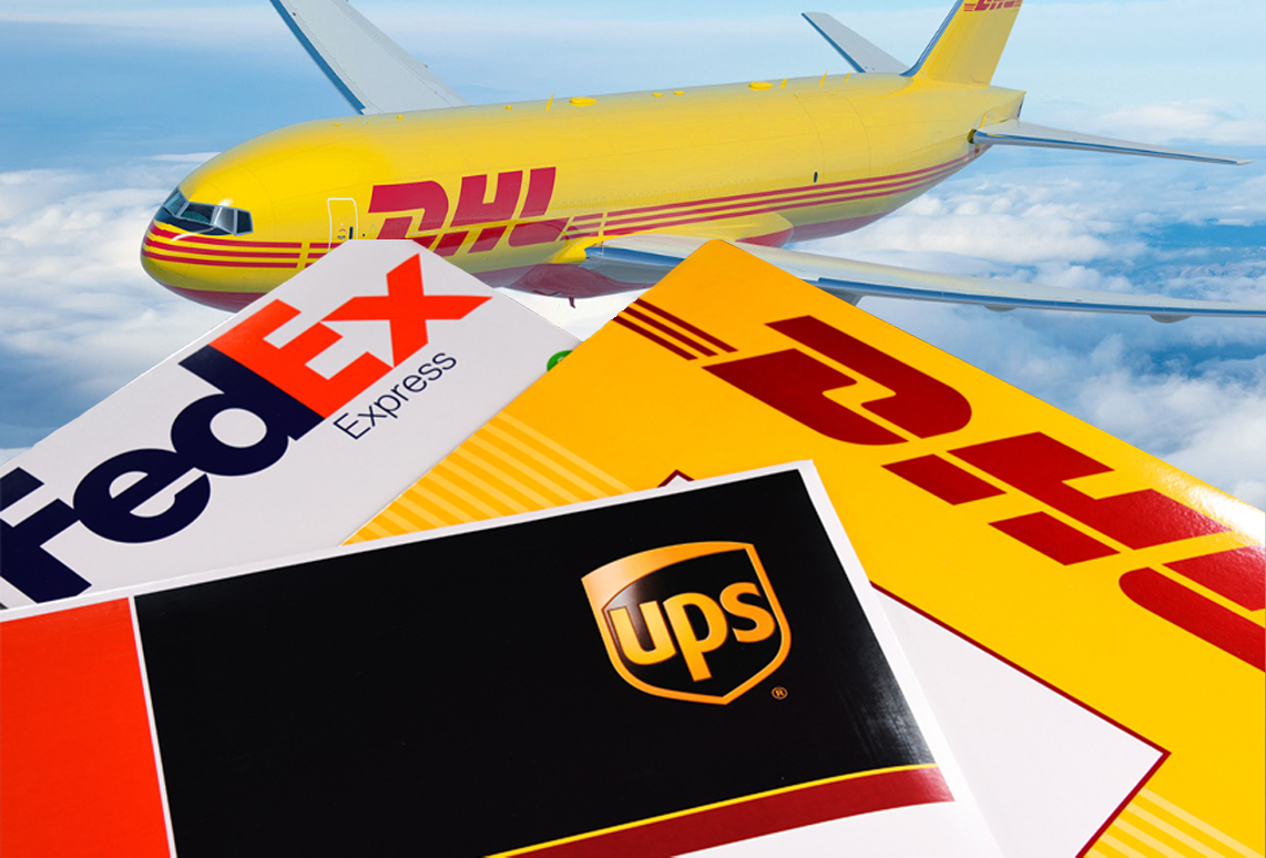国际快递公司:DHL,UPS,FedEx