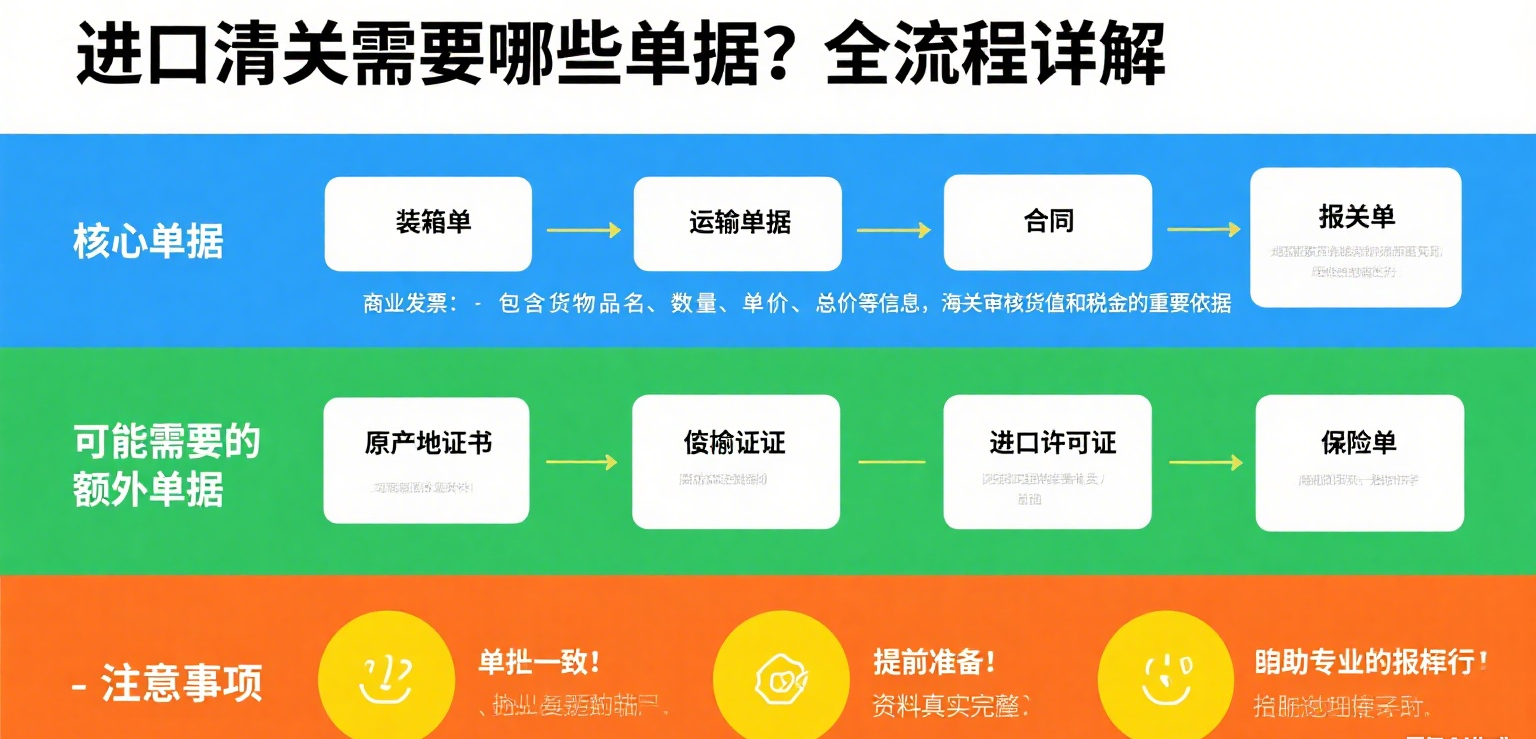 <strong><font color='#0033CC'>进口清关需要哪些单据？全流程详</font></strong>