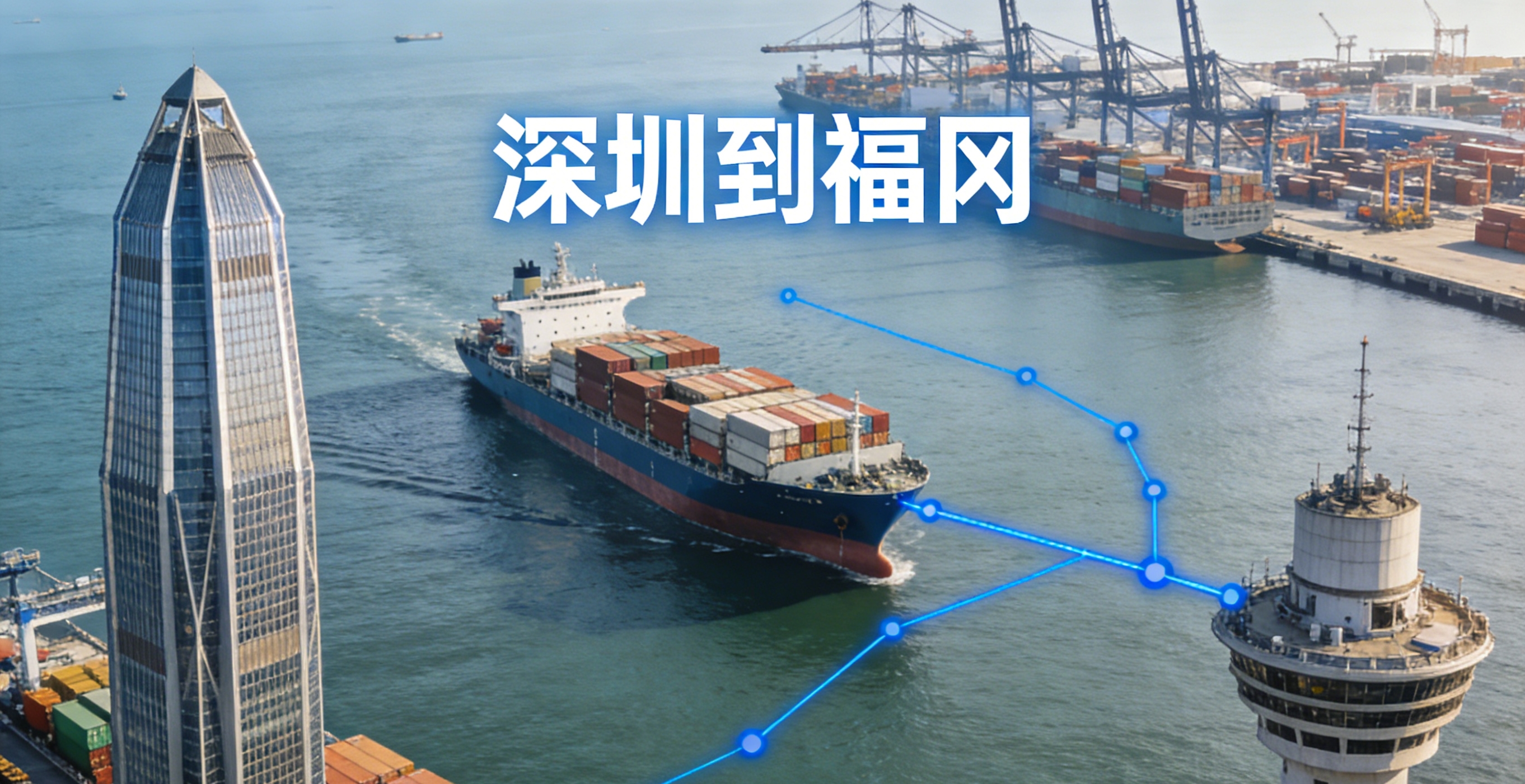 如何从深圳运输货物到福冈？最适合的运输方式选择