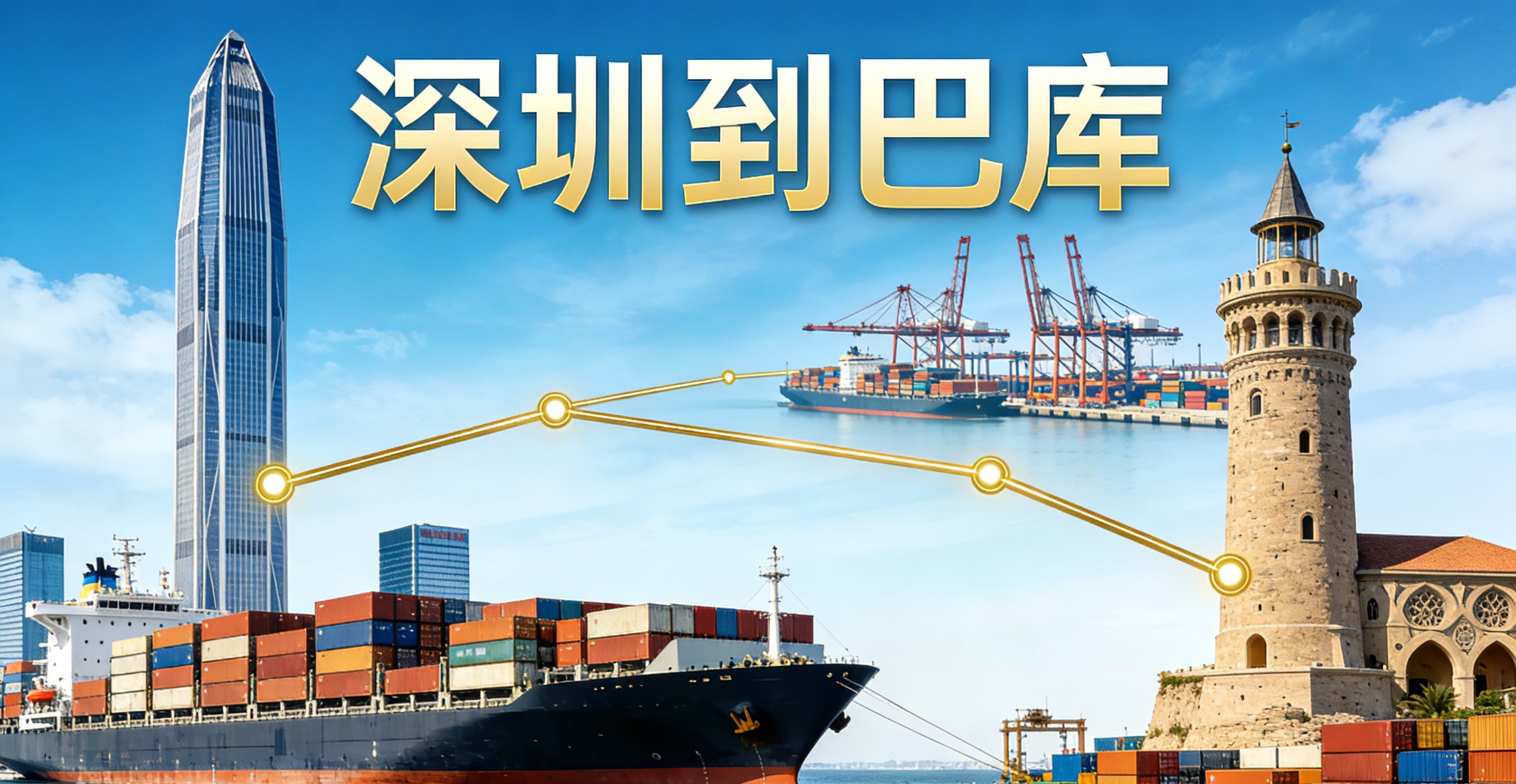 深圳到巴库怎么运输更高效？海运、铁运还是空运更合适？